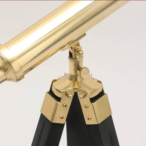 Downloads Collapsible Brass Telescope On Tripod Stand -18