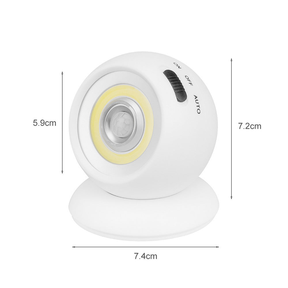 Rechargeable body sensing desk lamp