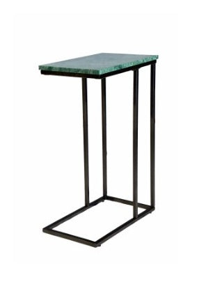 MarbleC Table For Living Room Set Of 1 With Metal Frame 24 Inch Height