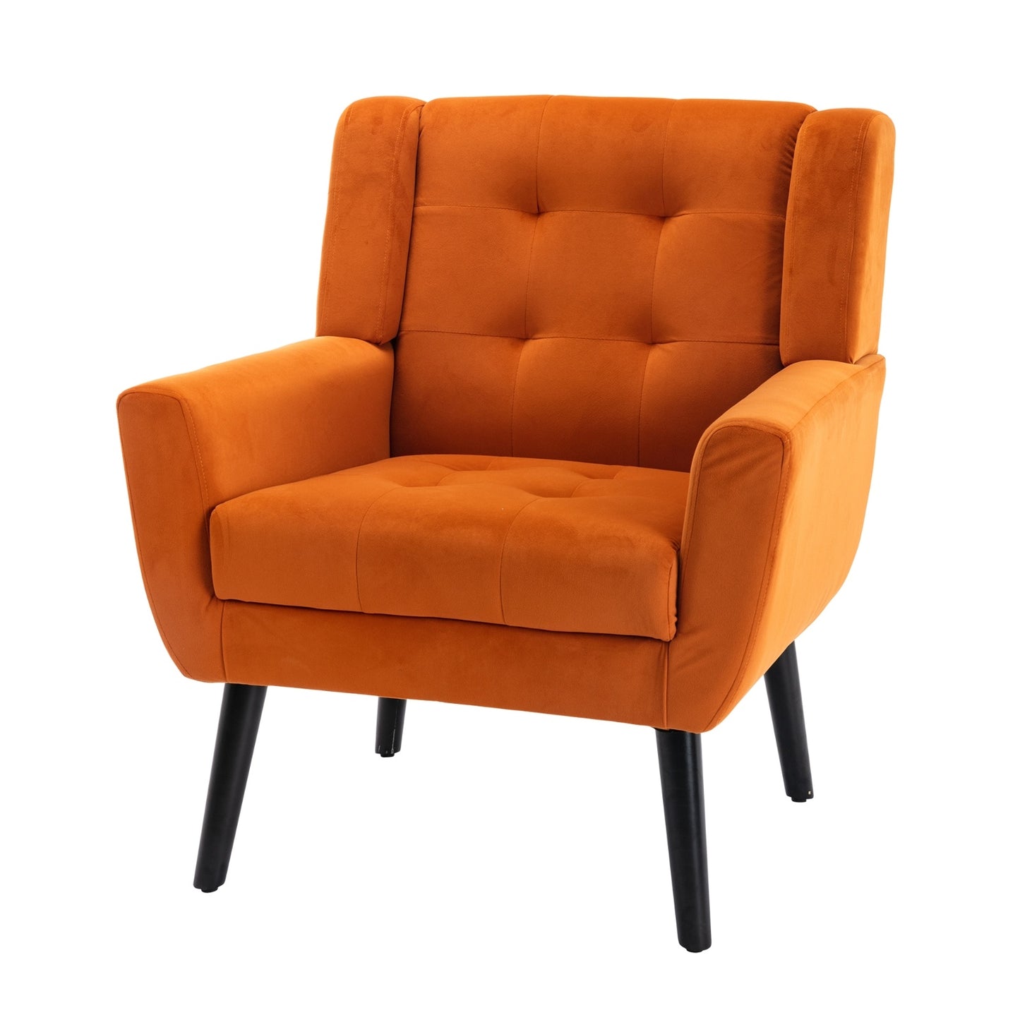 Modern Soft Velvet Ergonomic Accent Chair For Living Room, Bedroom, Home