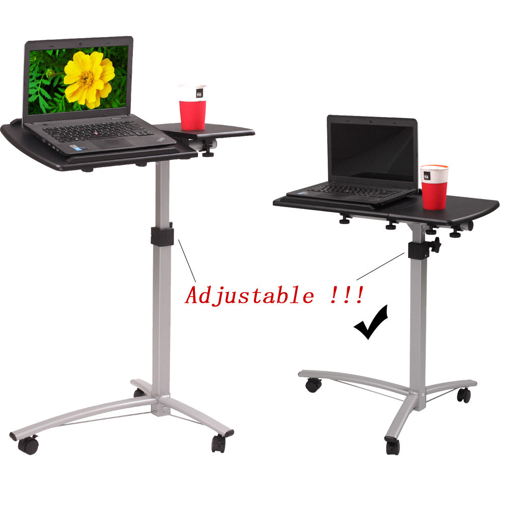 Home Multifunctional Height-Adjustable Computer Desk Black