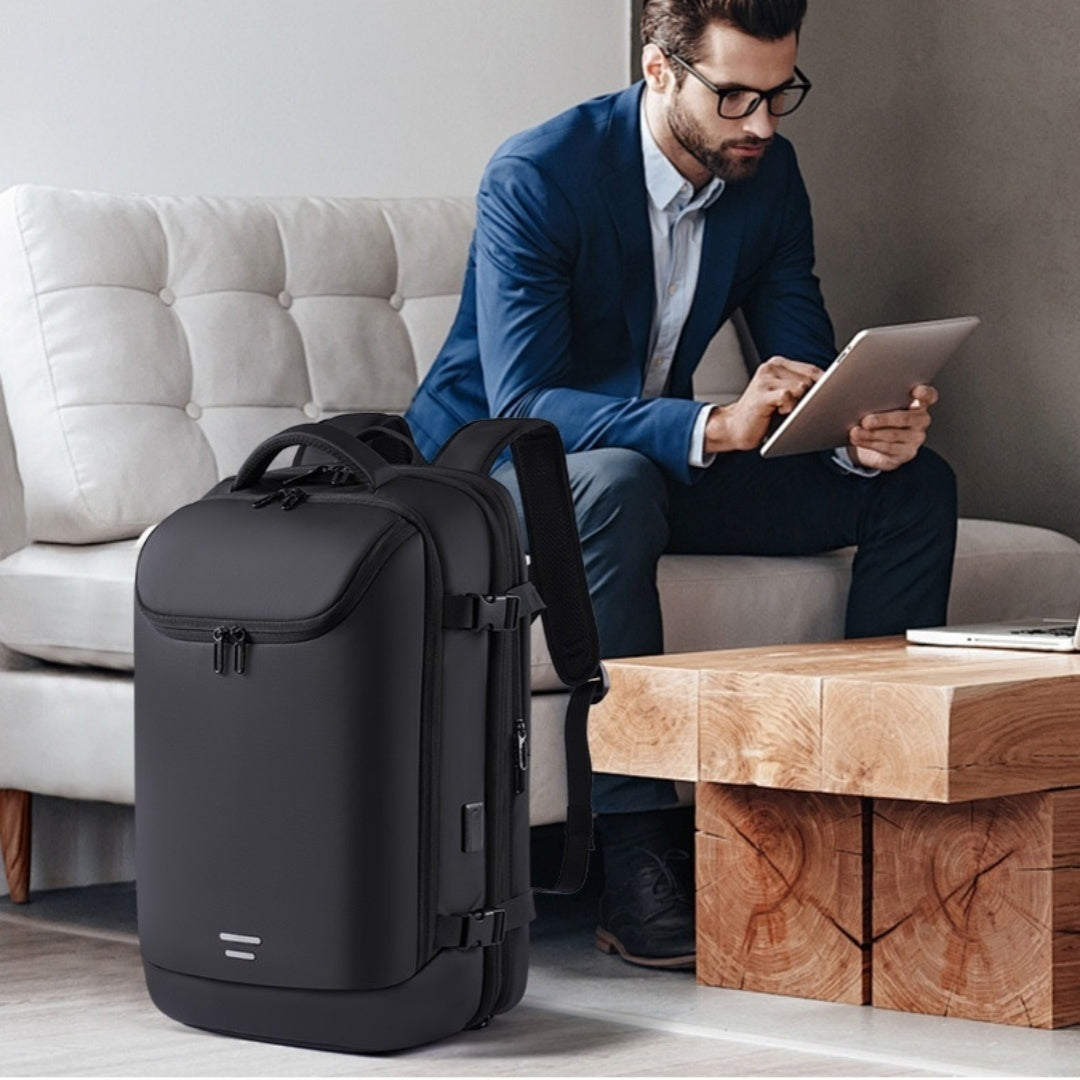 Men's Vacuum Compression Backpack Multifunctional
