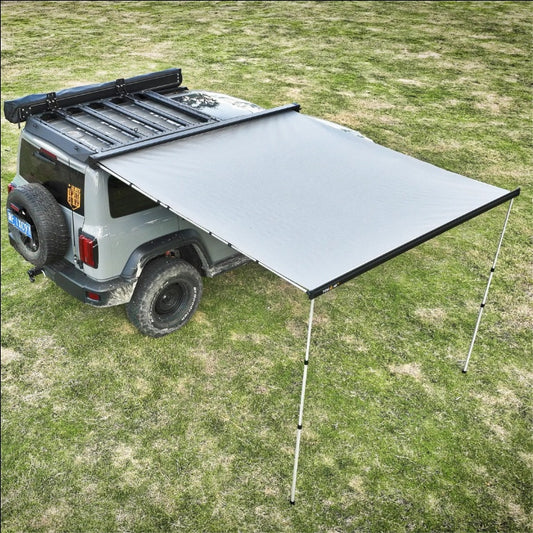 Fast Open Sun Shade Retractable Vehicle Side Awning For Car