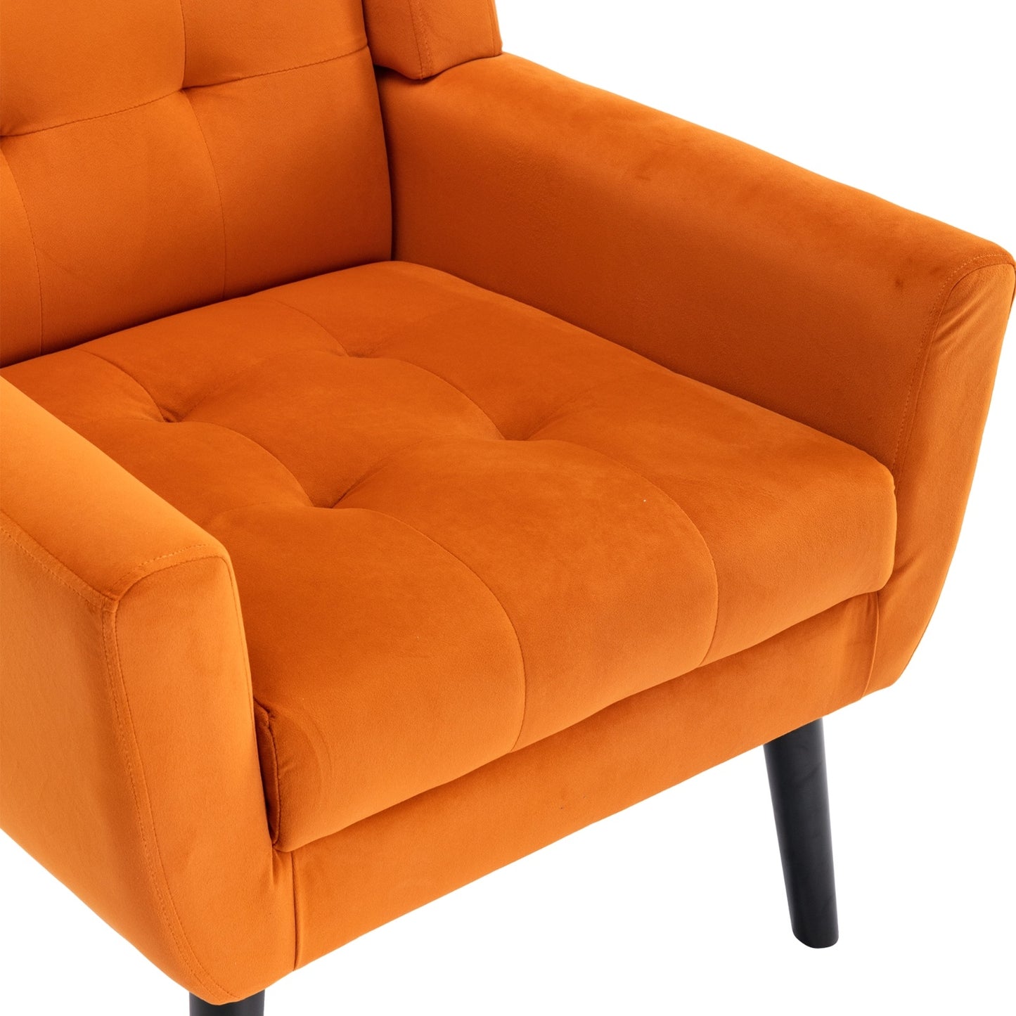 Modern Soft Velvet Ergonomic Accent Chair For Living Room, Bedroom, Home