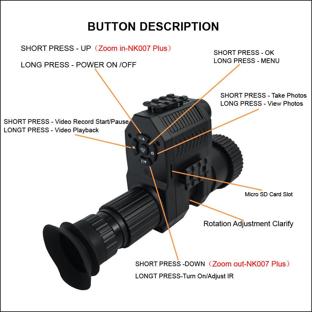 NK007 Infrared Night Vision Instrument Telescope