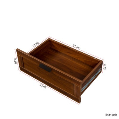 Bookshelf With Drawers, 70.87 Tall, 4 Shelf, Modern, Home Office, Living Room, Study